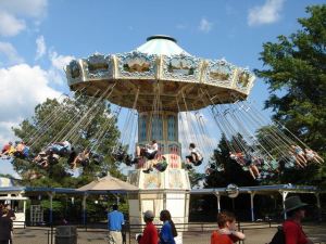 Wave Swing. A ride where people are swung around
